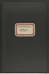 k.k. naturhistorisches Hofmuseum, Protokollbuch Intendanzakten 1917, Seite 1